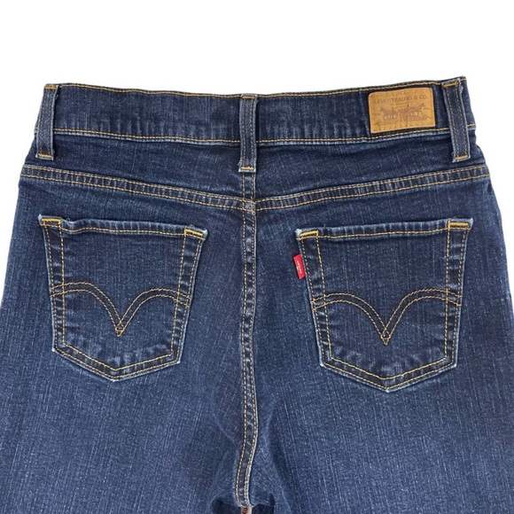 Levi's Perfectly Slimming 512 Bootcut Denim Jeans 28x28 High Waist - Picture 7 of 7